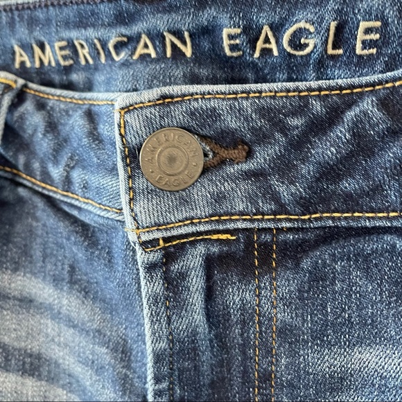 American Eagle Outfitters Slim Next Level Airflex Distressed Raw Hem-32 - Picture 5 of 14